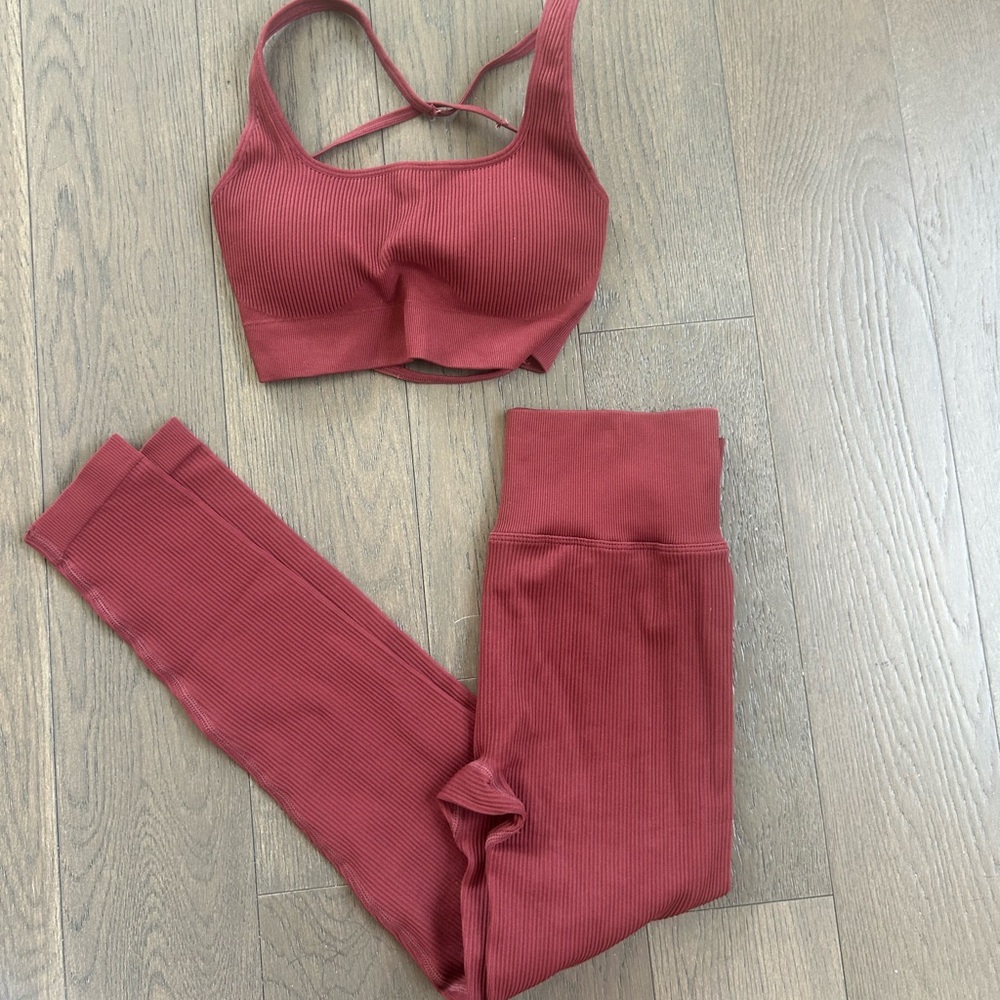 Maroon Workout Set
